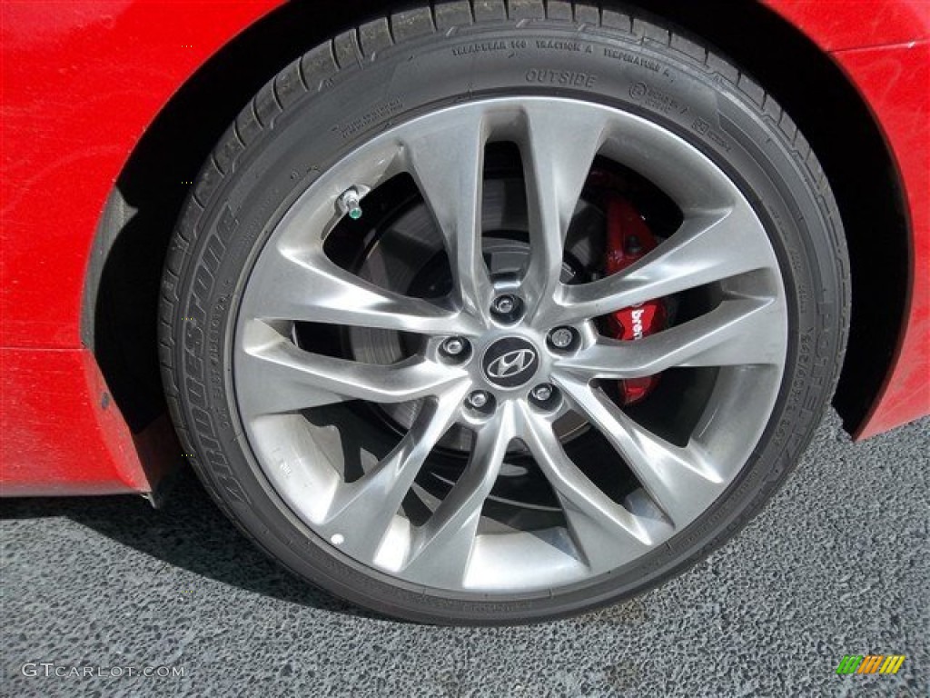 2013 Hyundai Genesis Coupe 3.8 Grand Touring Wheel Photo #78098354