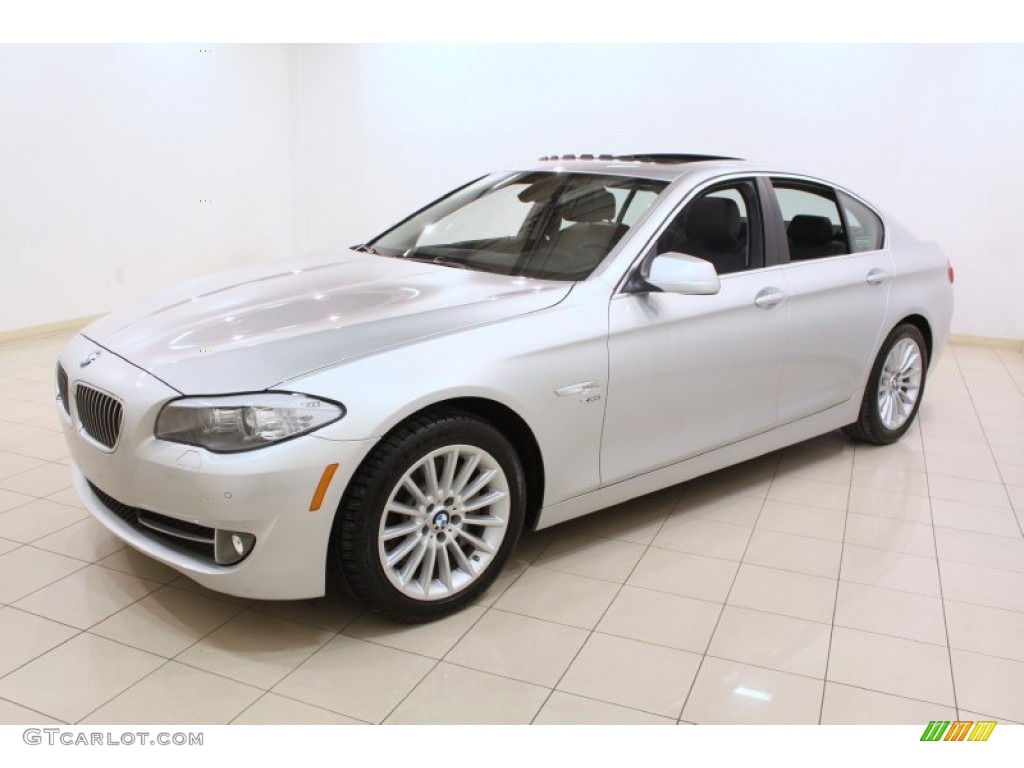 Titanium Silver Metallic 2012 BMW 5 Series 535i xDrive Sedan Exterior Photo #78098678