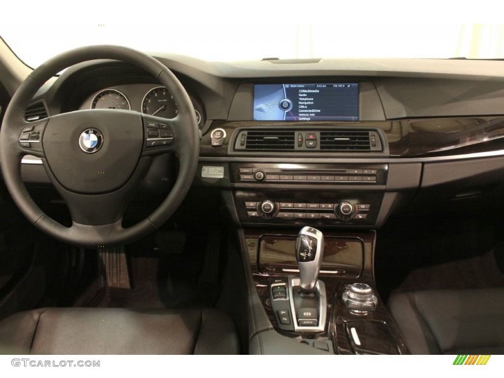 2012 BMW 5 Series 535i xDrive Sedan Black Dashboard Photo #78099152