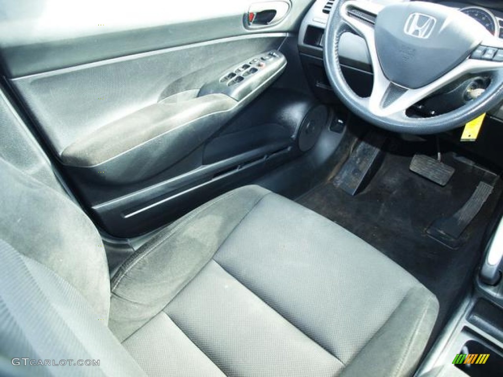 2010 Civic LX-S Sedan - Urban Titanium Metallic / Black photo #10