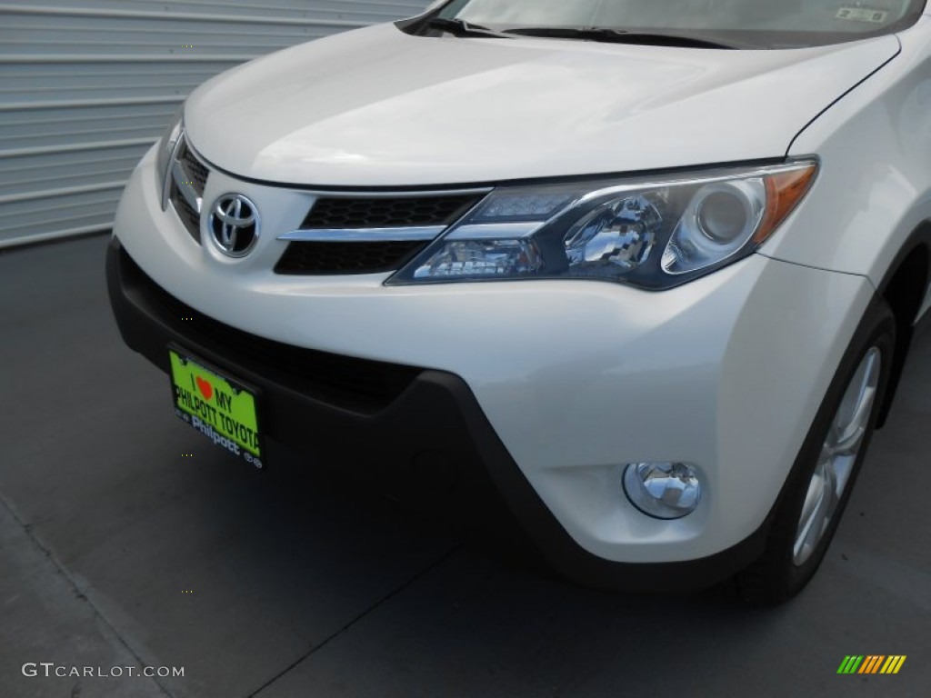 2013 RAV4 Limited - Blizzard White Pearl / Beige photo #10