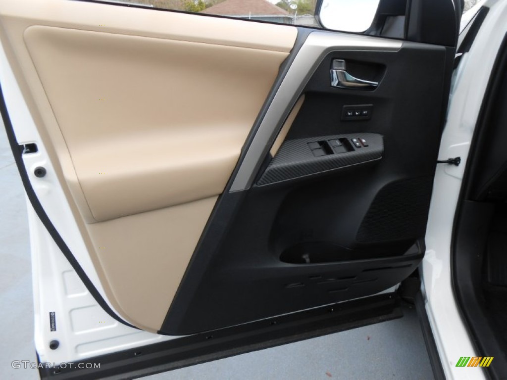 2013 Toyota RAV4 Limited Beige Door Panel Photo #78100334