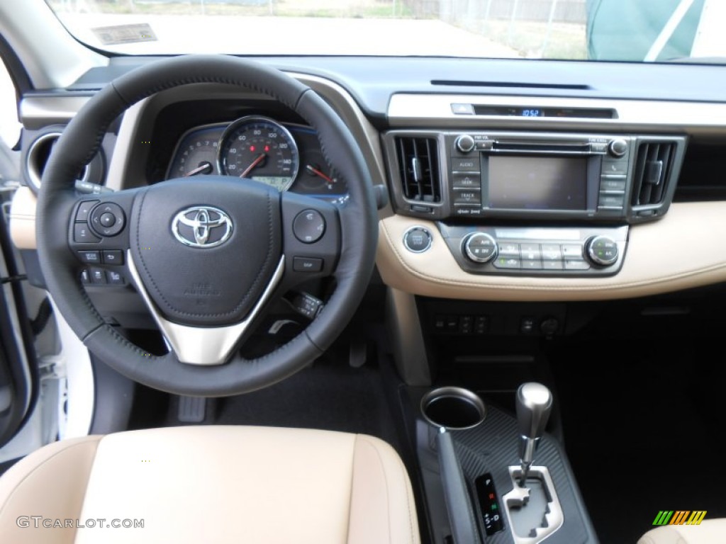 2013 Toyota RAV4 Limited Beige Dashboard Photo #78100415