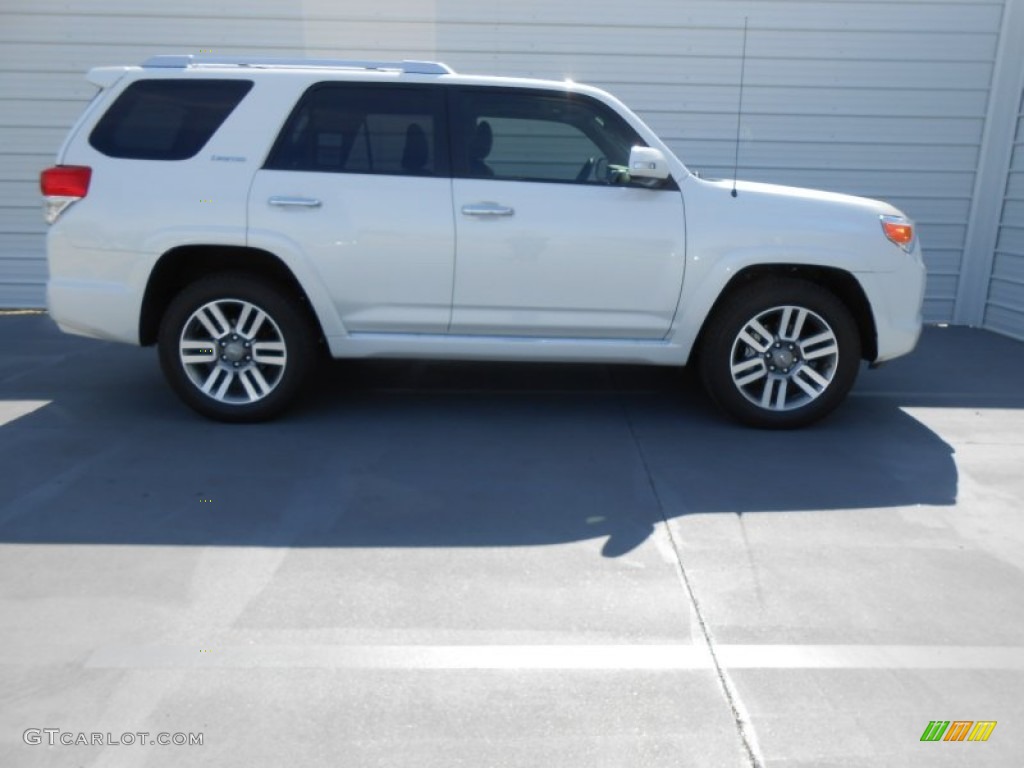 2013 4Runner Limited - Blizzard White Pearl / Black Leather photo #3