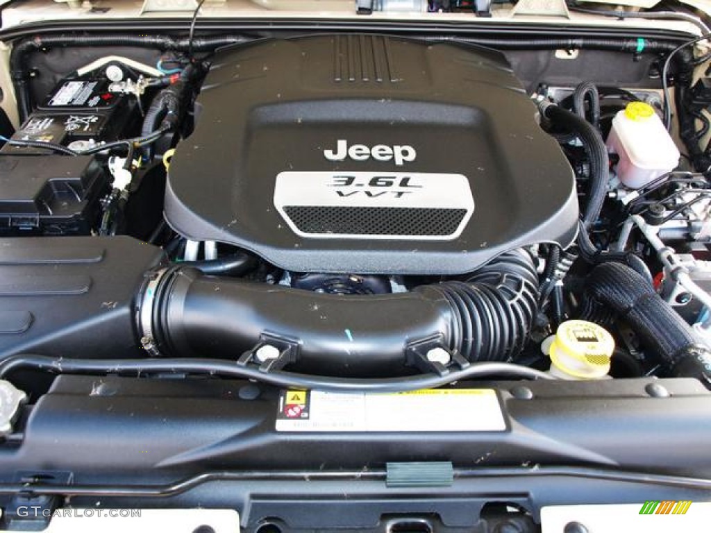 2012 Jeep Wrangler Sport S 4x4 3.6 Liter DOHC 24-Valve VVT Pentastar V6 Engine Photo #78101218