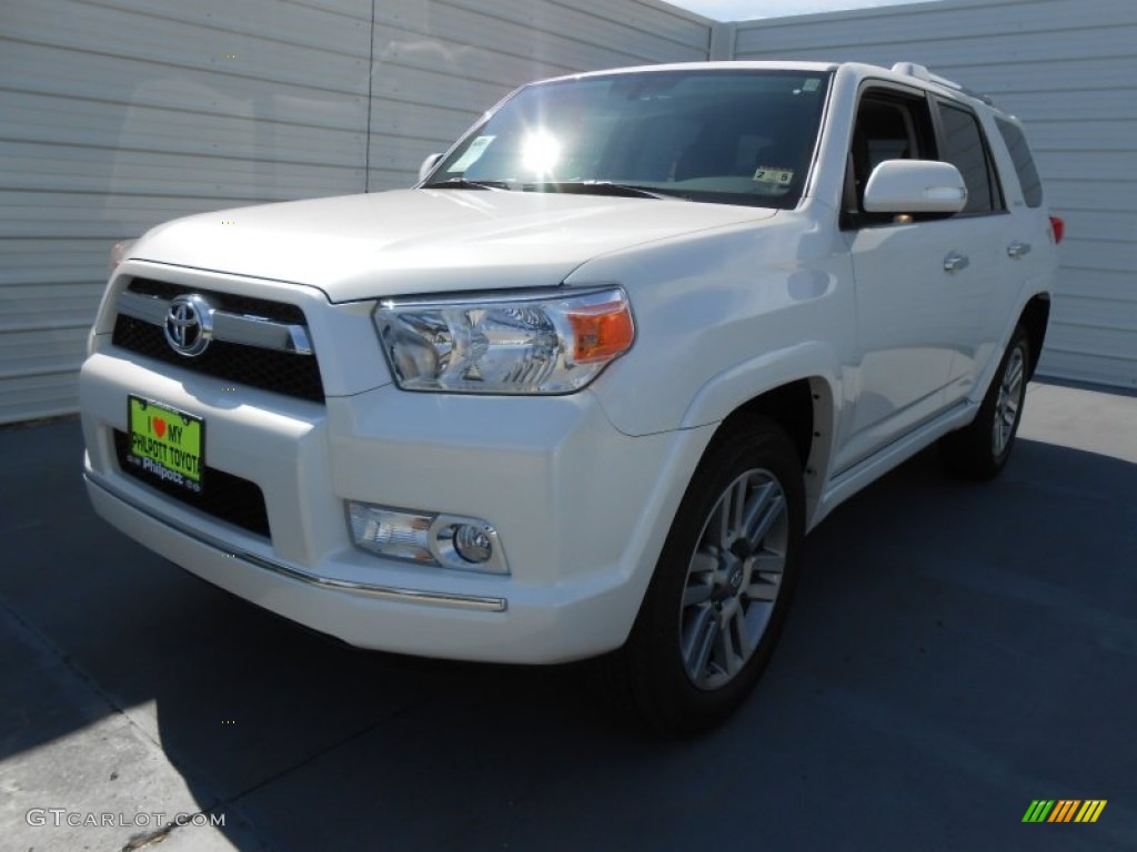 2013 4Runner Limited - Blizzard White Pearl / Black Leather photo #7