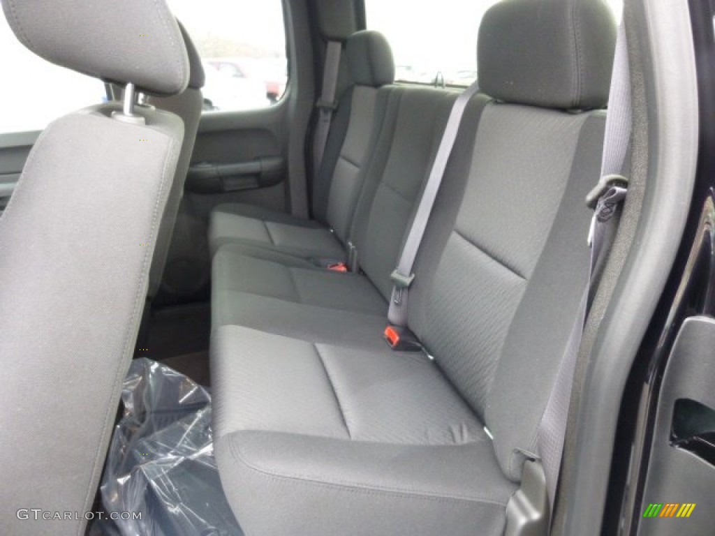 Ebony Interior 2013 Chevrolet Silverado 1500 LT Extended Cab 4x4 Photo #78101594