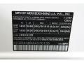 650: Arctic White 2010 Mercedes-Benz ML 350 4Matic Color Code