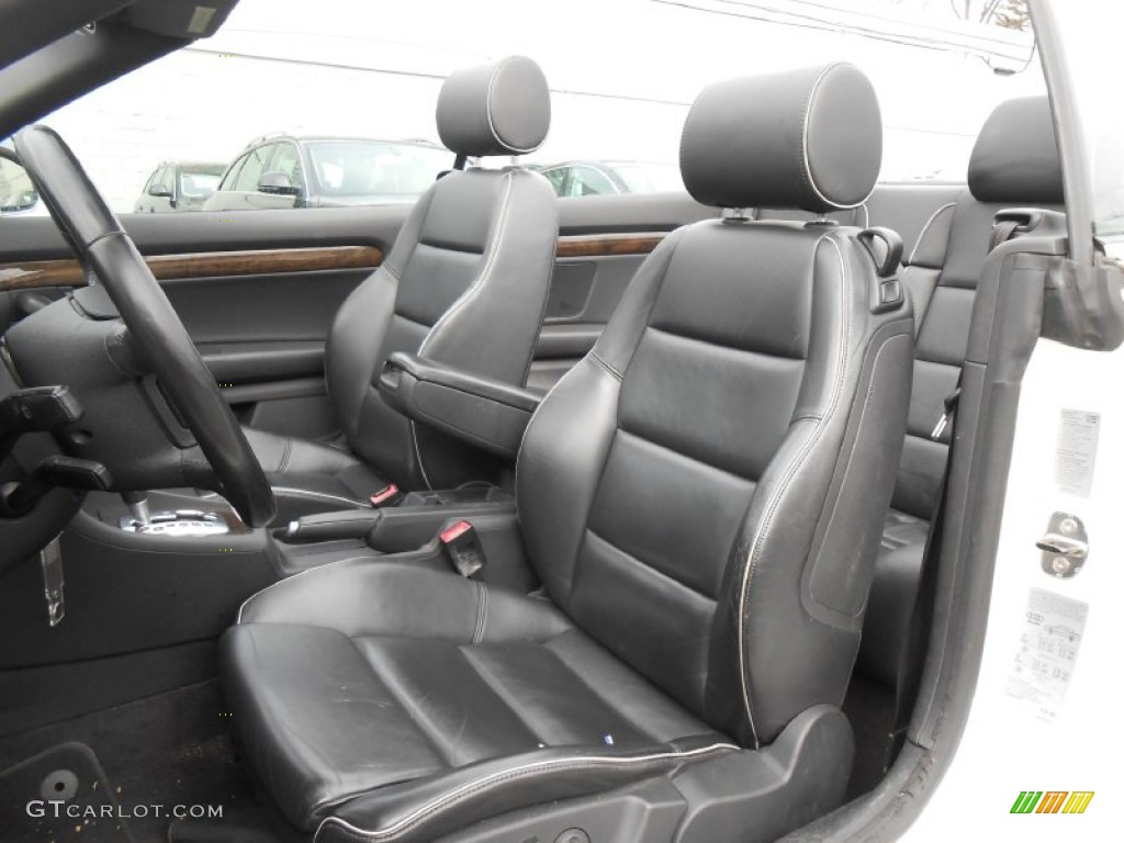 2005 Audi S4 4.2 quattro Cabriolet Front Seat Photo #78102478