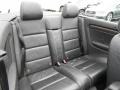 2005 Audi S4 Ebony Interior Rear Seat Photo