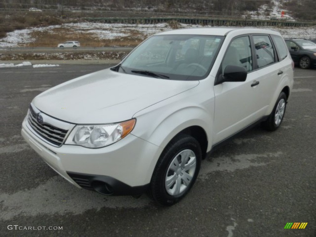 Satin White Pearl 2009 Subaru Forester 2.5 X Exterior Photo #78102962