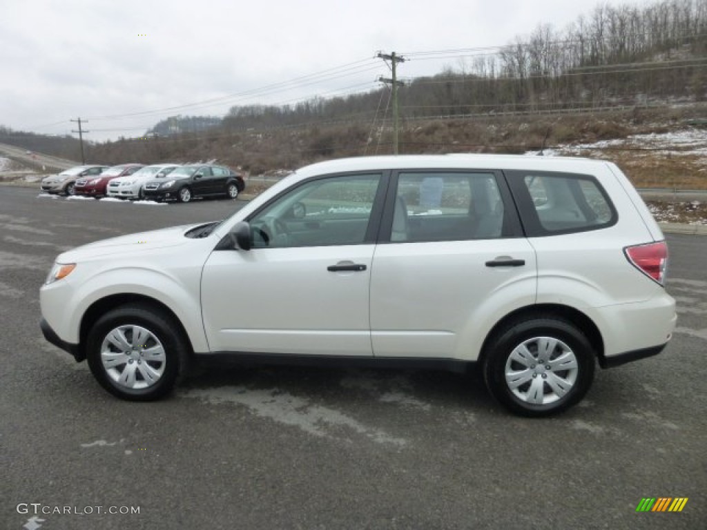 Satin White Pearl 2009 Subaru Forester 2.5 X Exterior Photo #78102972