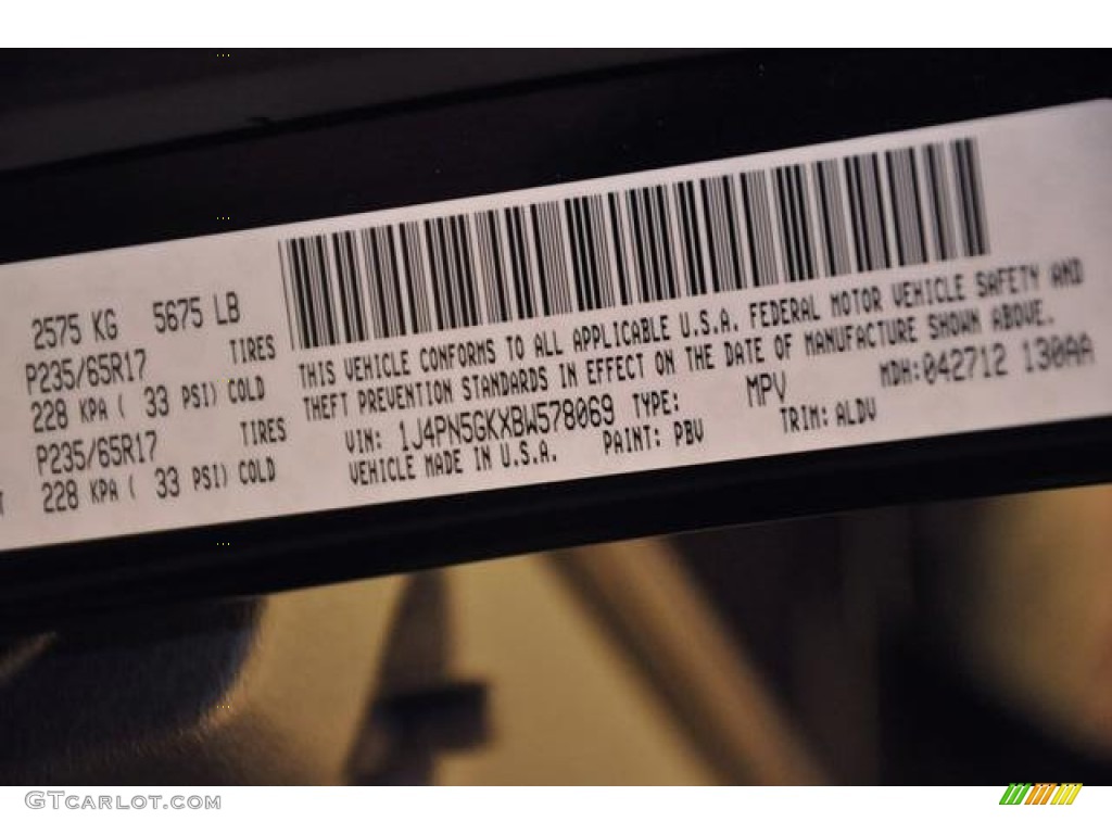2011 Liberty Color Code PBV for Blackberry Pearl Photo #78103310