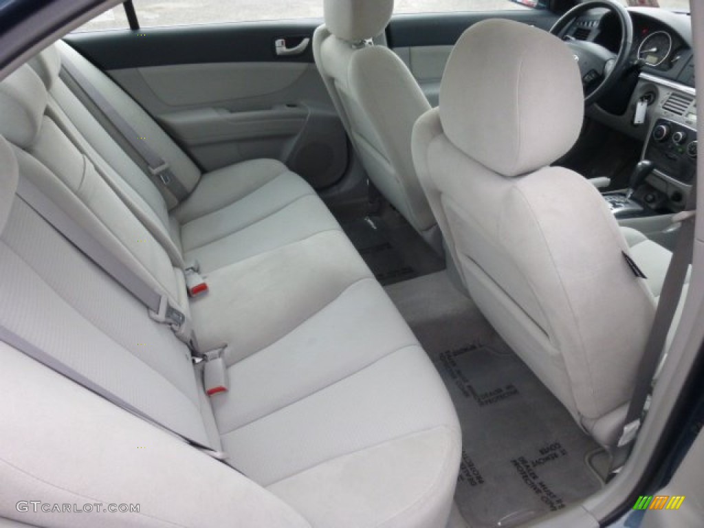 2008 Hyundai Sonata SE V6 Rear Seat Photo #78103917
