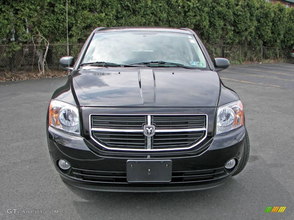 2007 Caliber R/T AWD - Black / Pastel Slate Gray photo #2