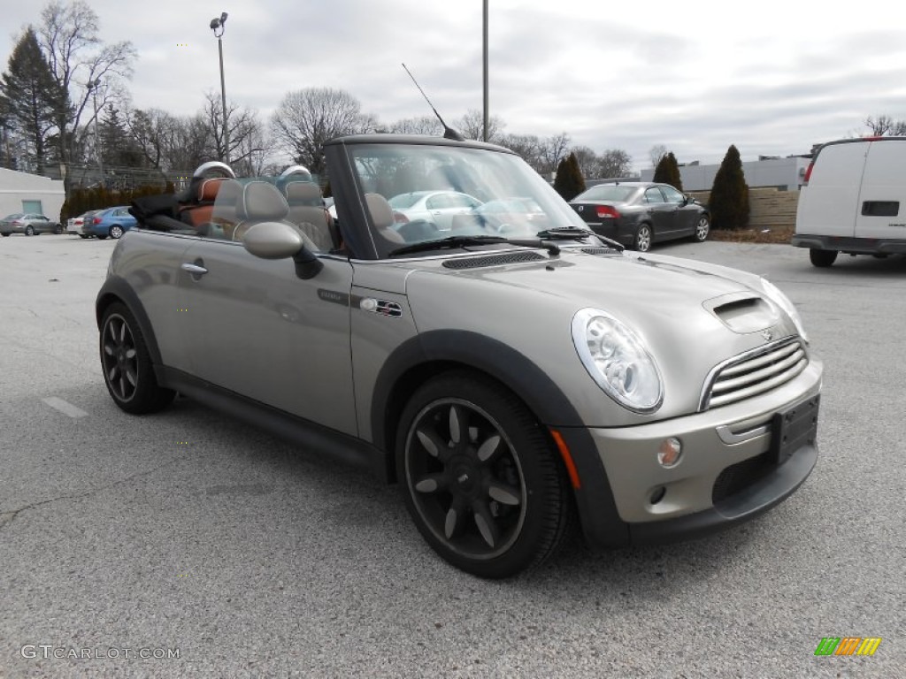 Sparkling Silver Metallic 2008 Mini Cooper S Convertible Sidewalk Edition Exterior Photo #78104509