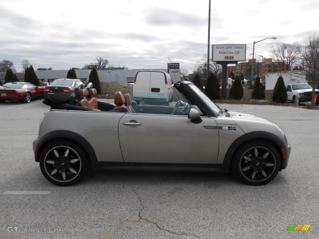 Sparkling Silver Metallic 2008 Mini Cooper S Convertible Sidewalk Edition Exterior Photo #78104534