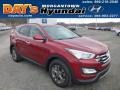 2013 Serrano Red Hyundai Santa Fe Sport AWD  photo #1