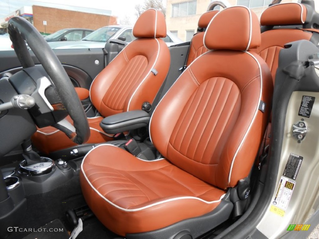 2008 Mini Cooper S Convertible Sidewalk Edition Front Seat Photo #78104671