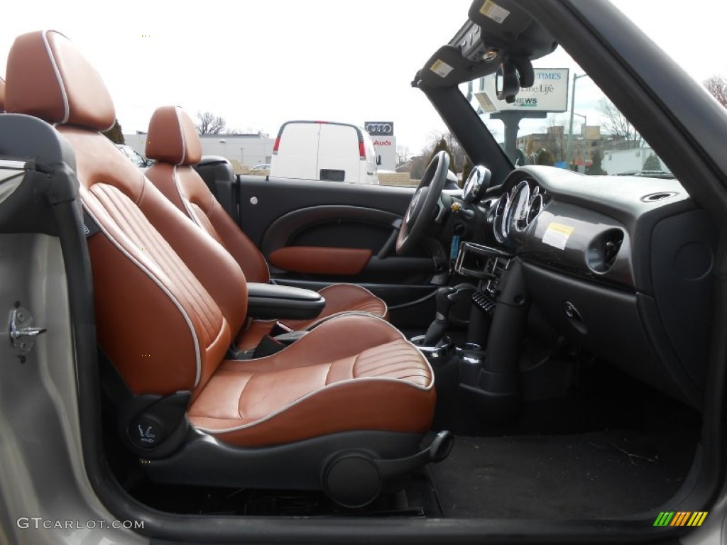 2008 Mini Cooper S Convertible Sidewalk Edition Front Seat Photo #78104705