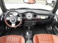 Malt Brown English Leather 2008 Mini Cooper S Convertible Sidewalk Edition Dashboard