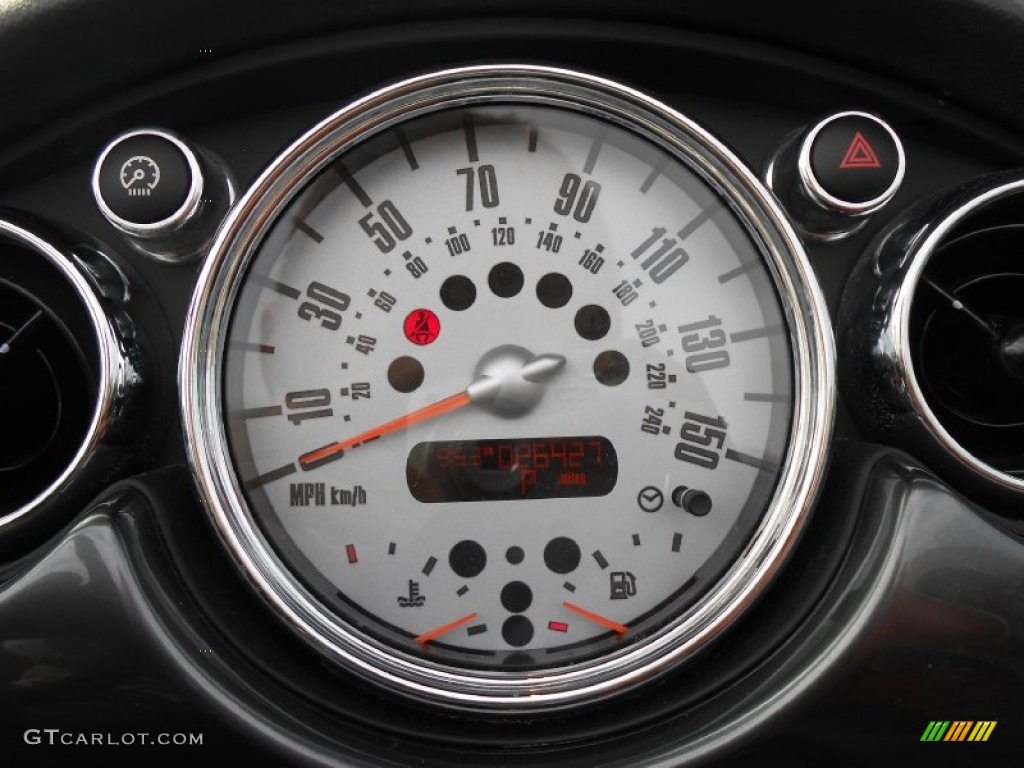 2008 Mini Cooper S Convertible Sidewalk Edition Gauges Photo #78104903