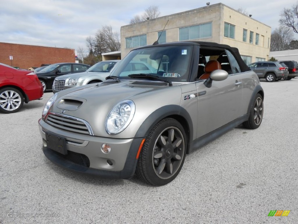 Sparkling Silver Metallic 2008 Mini Cooper S Convertible Sidewalk Edition Exterior Photo #78104990