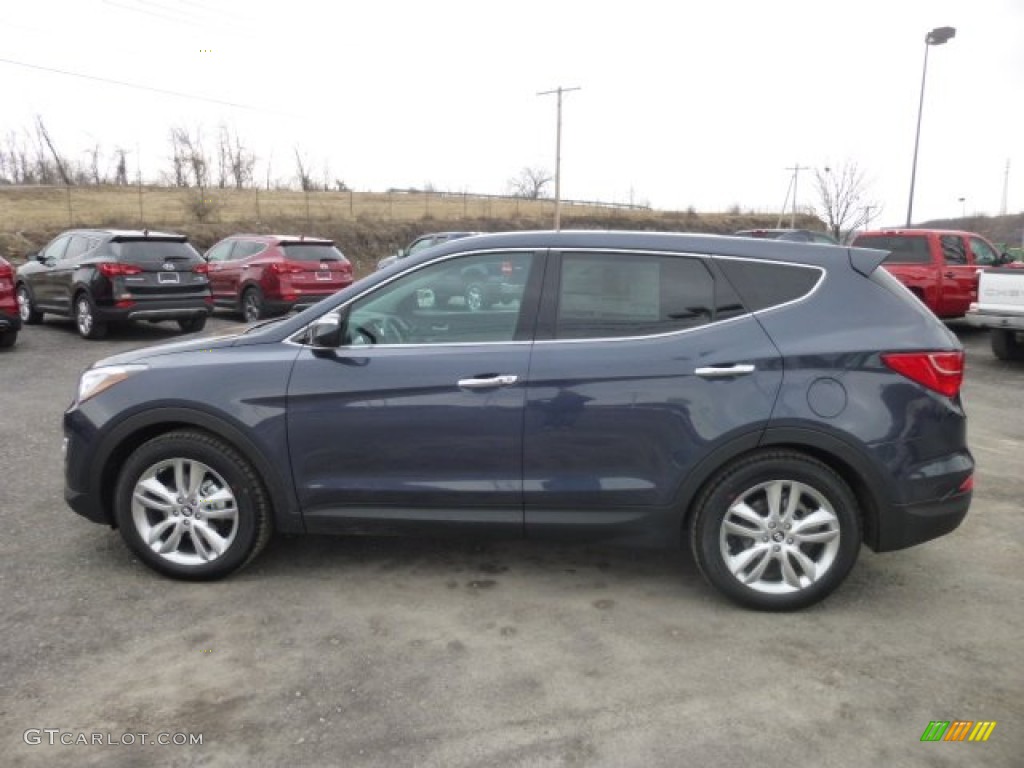 Marlin Blue 2013 Hyundai Santa Fe Sport 2.0T AWD Exterior Photo #78104999