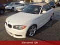 2008 Alpine White BMW 1 Series 135i Convertible  photo #1