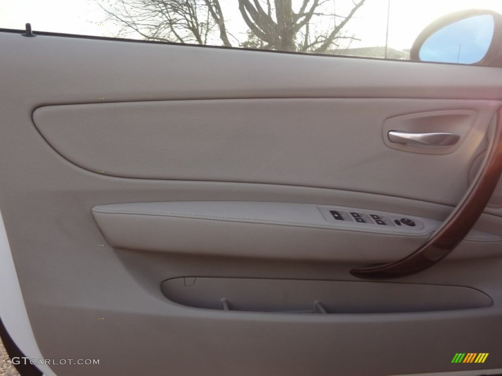 2008 1 Series 135i Convertible - Alpine White / Savanna Beige photo #13