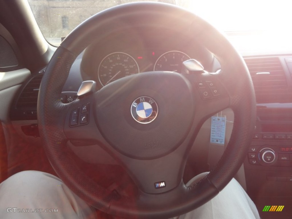 2008 1 Series 135i Convertible - Alpine White / Savanna Beige photo #25