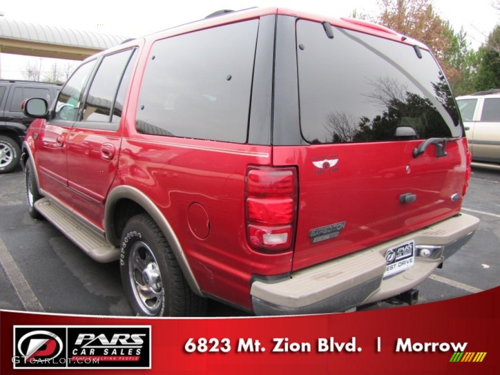 2002 Expedition Eddie Bauer - Laser Red / Medium Graphite photo #2