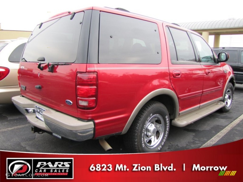 2002 Expedition Eddie Bauer - Laser Red / Medium Graphite photo #3