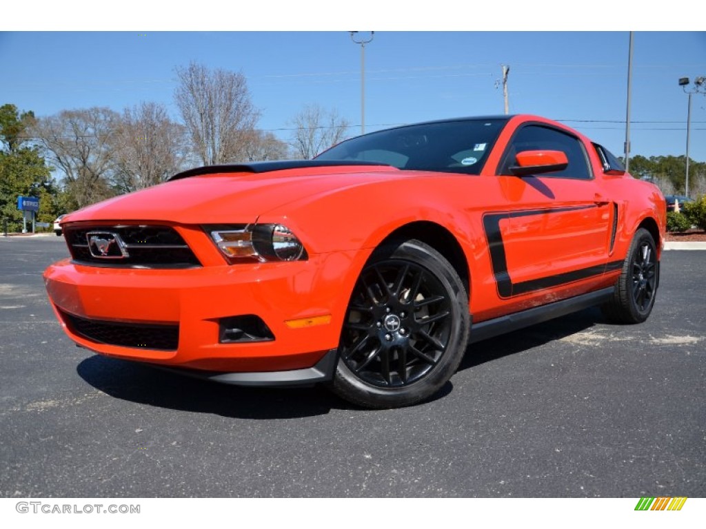 Race Red 2012 Ford Mustang V6 Premium Coupe Exterior Photo #78106955