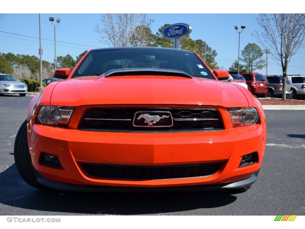 2012 Mustang V6 Premium Coupe - Race Red / Charcoal Black photo #2