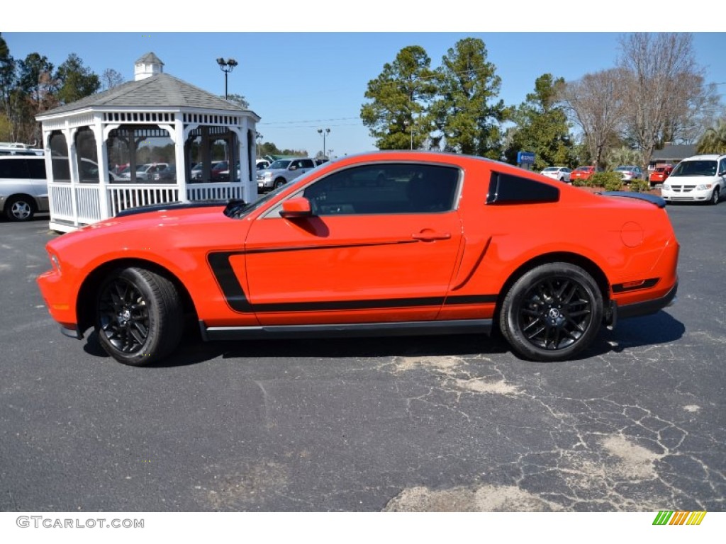 2012 Mustang V6 Premium Coupe - Race Red / Charcoal Black photo #8