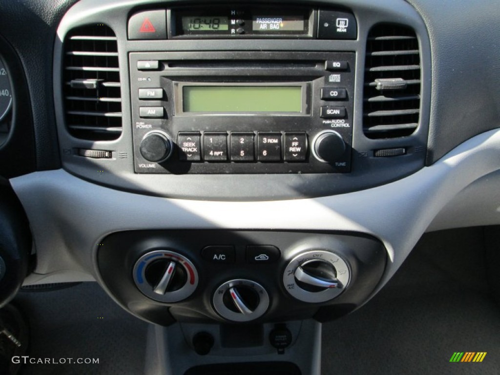 2008 Accent GS Coupe - Ice Blue / Gray photo #19