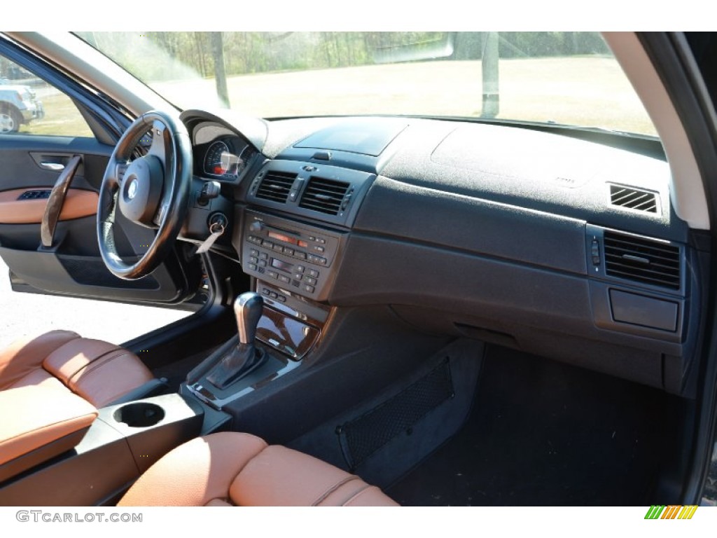 2006 X3 3.0i - Jet Black / Terracotta photo #20