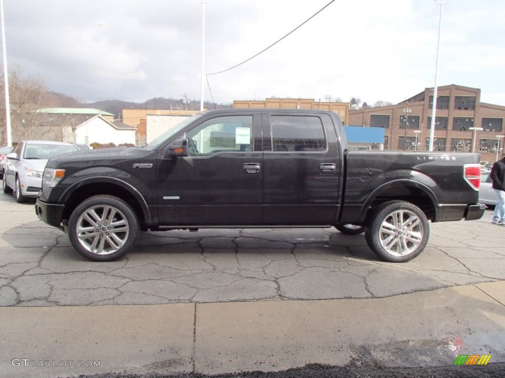 Tuxedo Black Metallic 2013 Ford F150 Limited SuperCrew 4x4 Exterior Photo #78109721