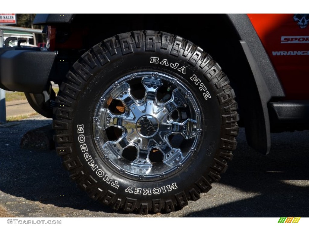2012 Jeep Wrangler Sport S 4x4 Custom Wheels Photo #78109877