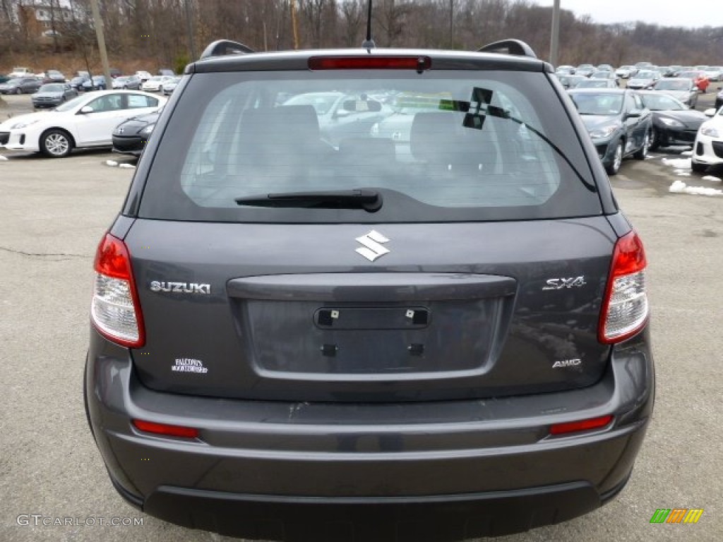 2012 SX4 Crossover AWD - Azure Gray Metallic / Black photo #4
