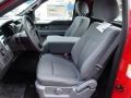 Steel Gray Front Seat Photo for 2013 Ford F150 #78110195