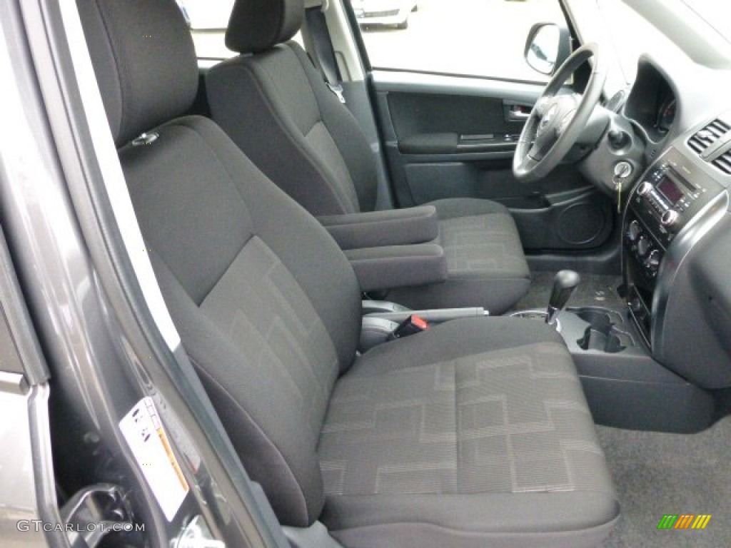 2012 SX4 Crossover AWD - Azure Gray Metallic / Black photo #10