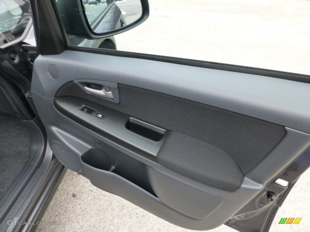 2012 SX4 Crossover AWD - Azure Gray Metallic / Black photo #12