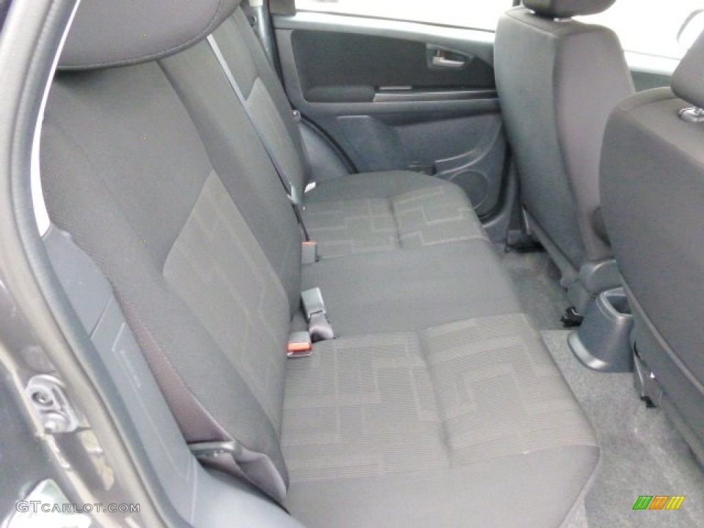 2012 SX4 Crossover AWD - Azure Gray Metallic / Black photo #13