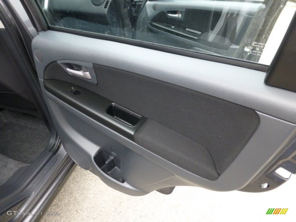 2012 SX4 Crossover AWD - Azure Gray Metallic / Black photo #14