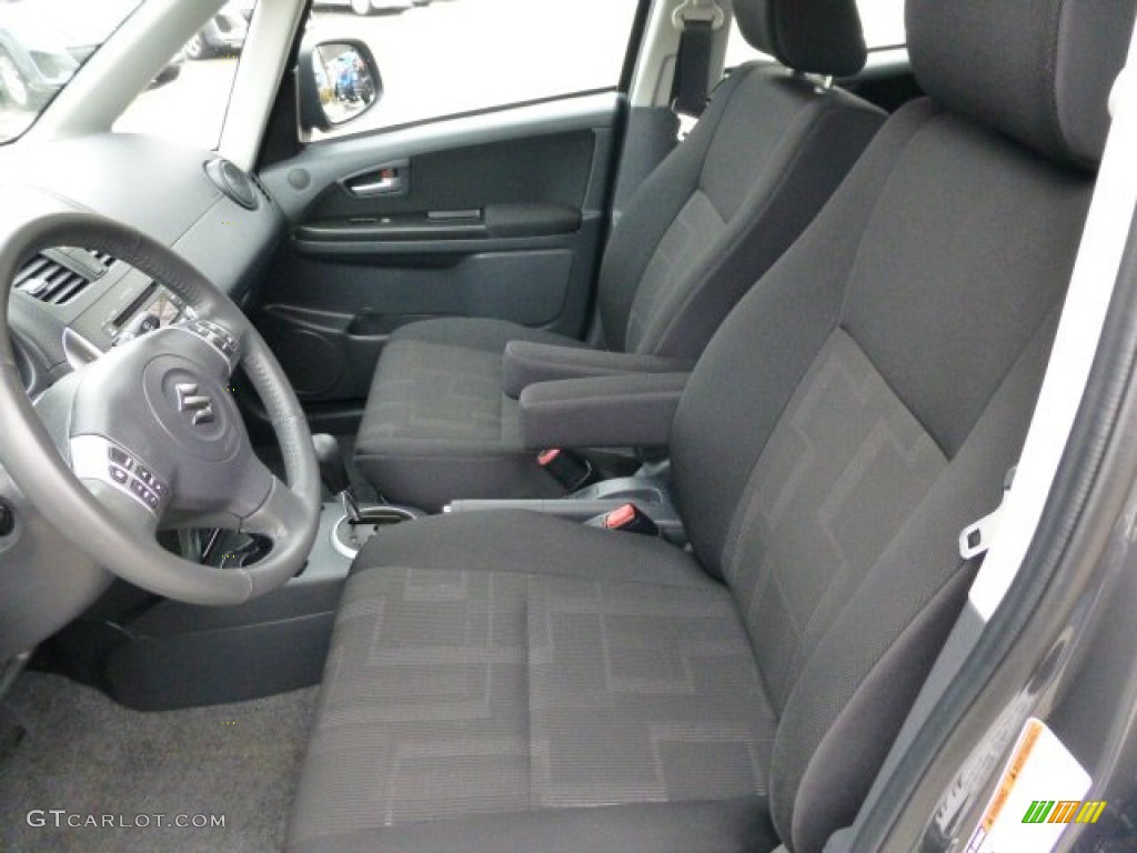 2012 SX4 Crossover AWD - Azure Gray Metallic / Black photo #15