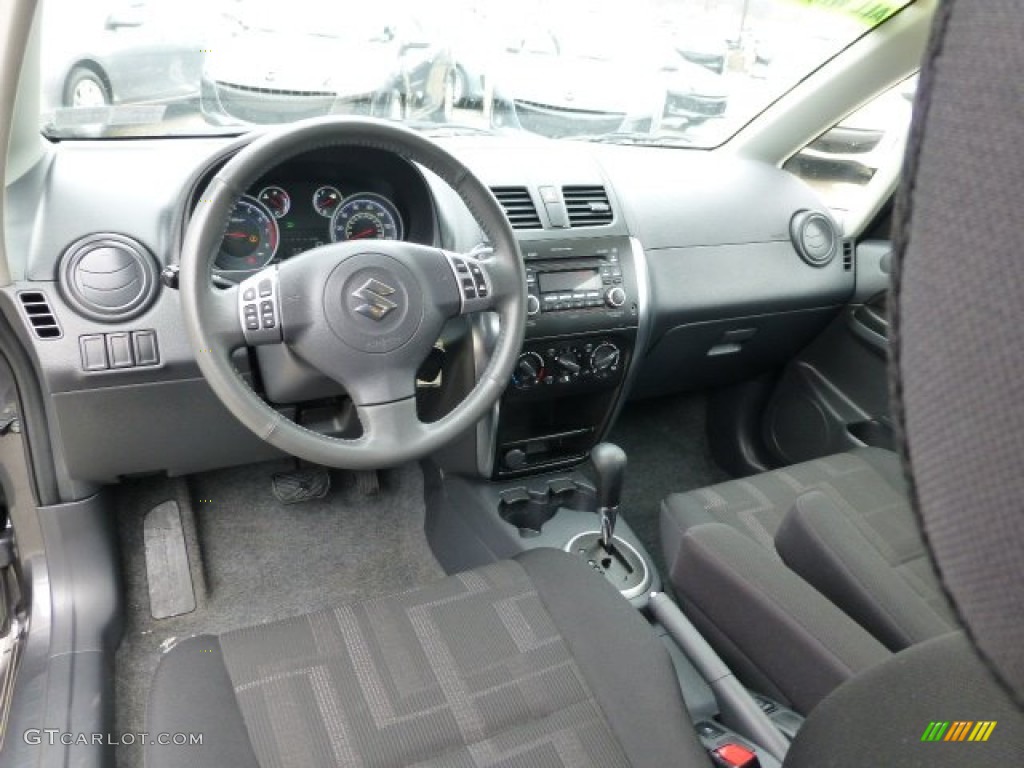 2012 SX4 Crossover AWD - Azure Gray Metallic / Black photo #17