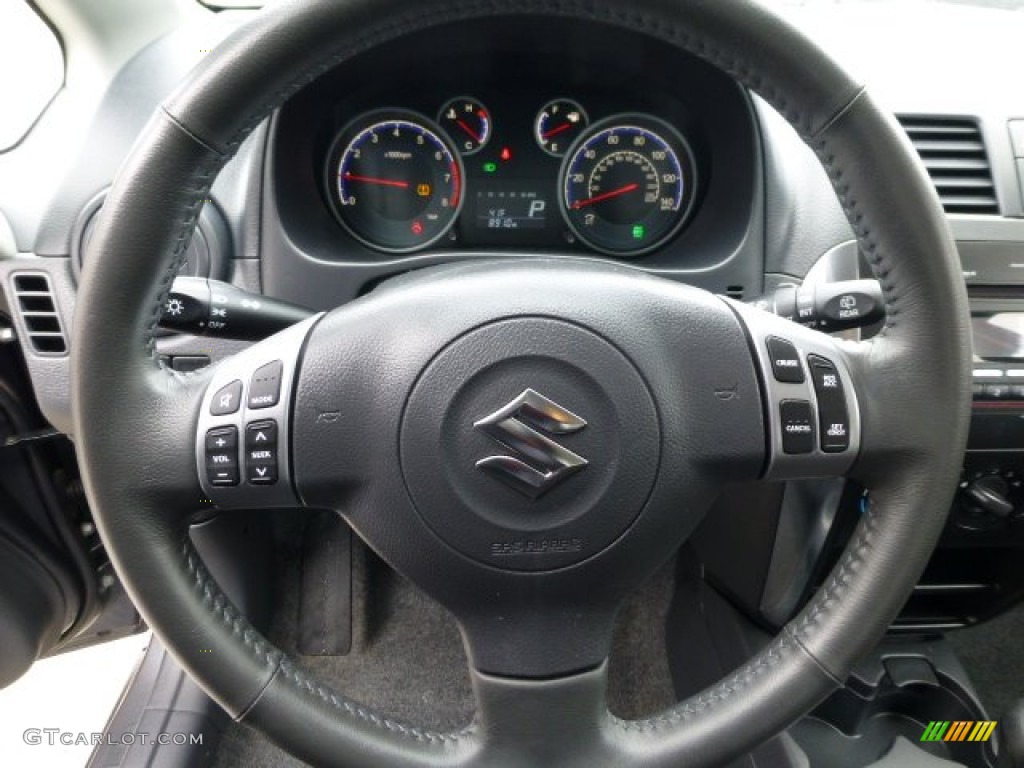 2012 SX4 Crossover AWD - Azure Gray Metallic / Black photo #22