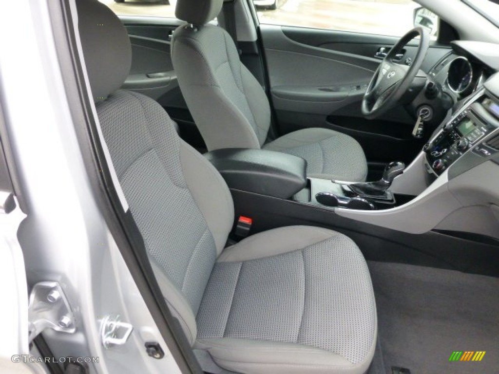 Gray Interior 2011 Hyundai Sonata GLS Photo #78110958